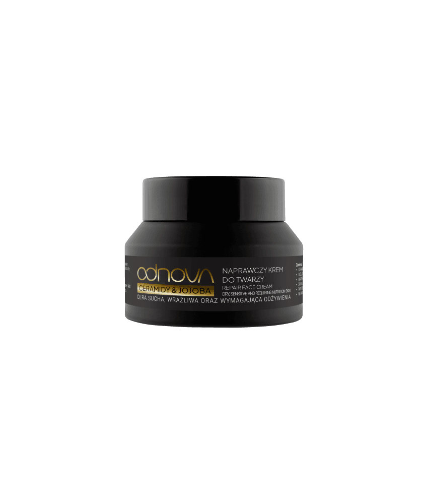 Odnova naprawczy krem do twarzy ceramidy & jojoba 45ml - naturalne pochodzenie składników